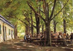 Max Liebermann Country Tavern at Brunnenburg oil painting image